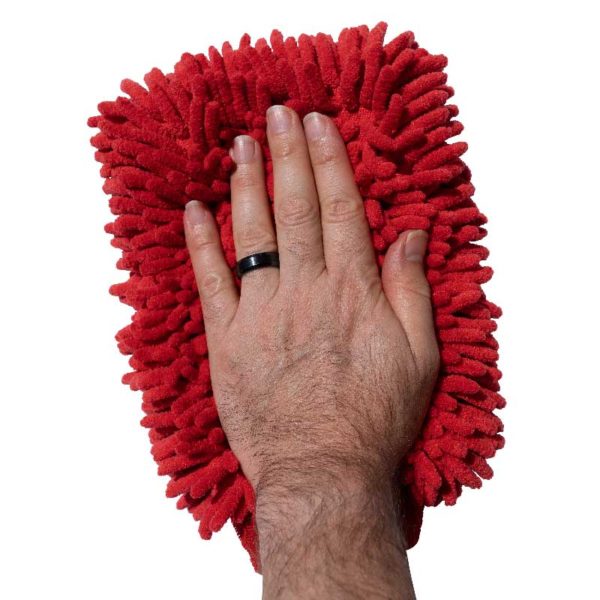 Chenille Microfiber Premium Scratch-Free Wash Mitt - Image 2